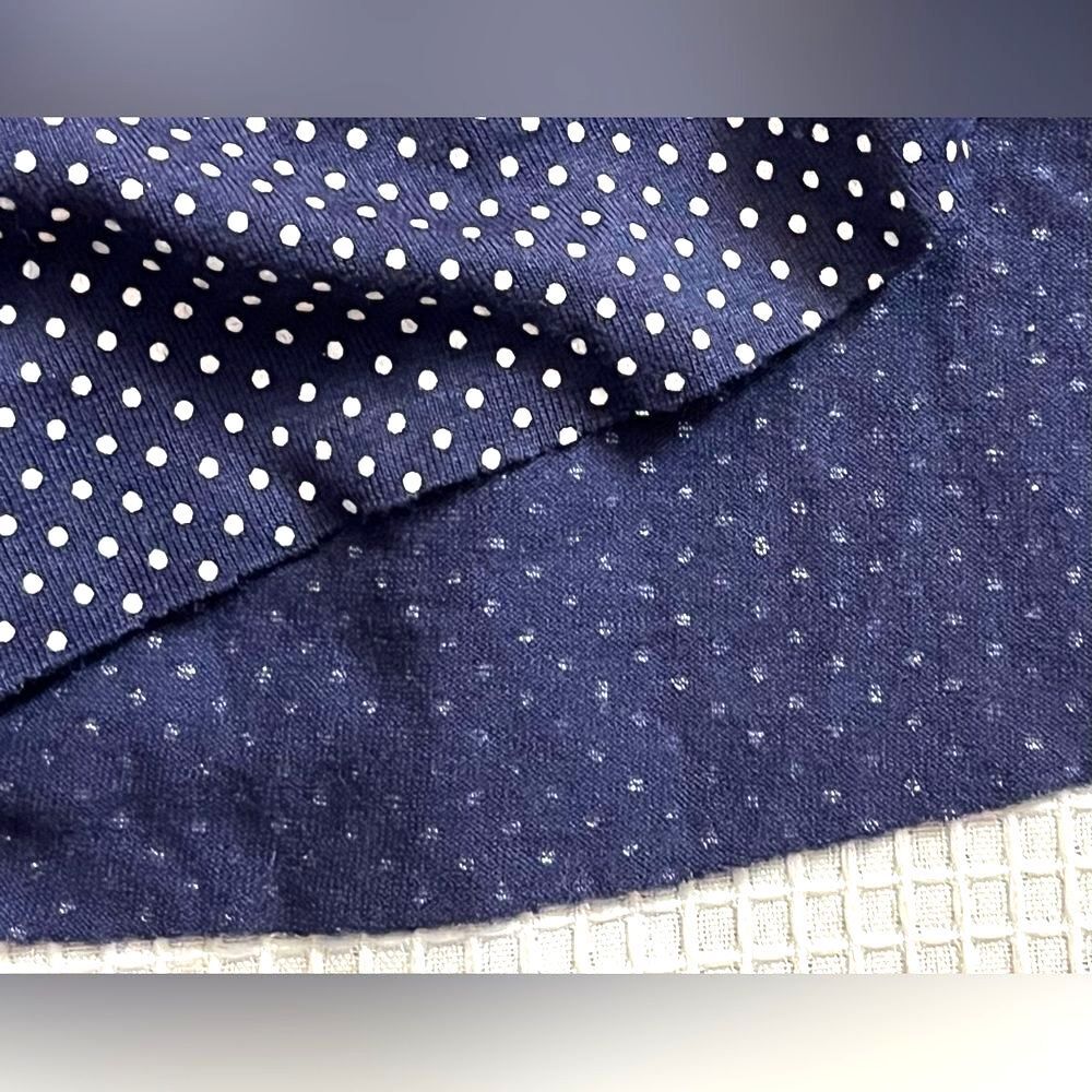 GAP Twist Strap Navy Blue with White Polka Dots Summer Dress Women’s Size Small - Picture 9 of 10